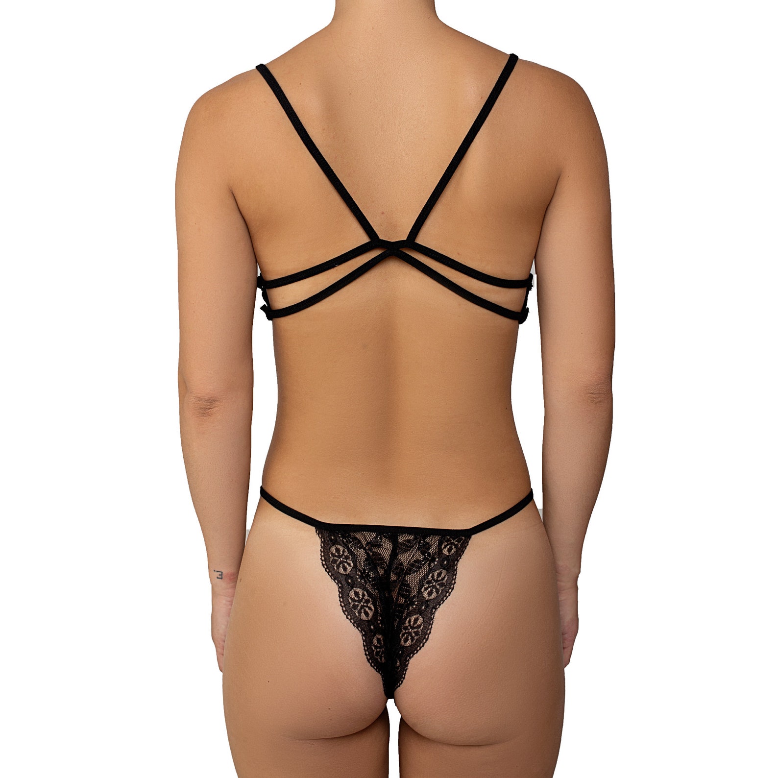 Sexy Set Top With Pantieshot Lace Panties Sexy Set White Etsy