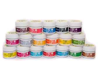 Japanese Powdered Dyes paints ink for fabric flower crafting Special paints for japanese fabrics 10gram per jar flower making tools