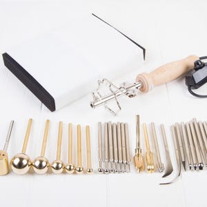 30 articoli in totale Strumenti per la creazione di fiori Strumenti per modisteria Kit di timbri Fiori di seta