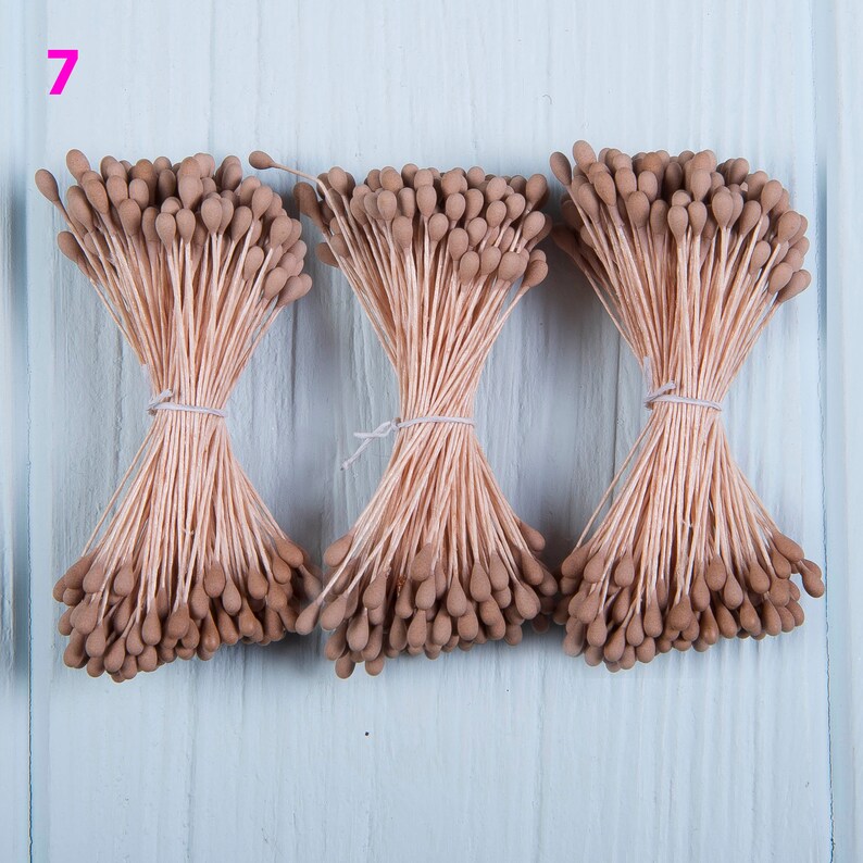 Page 01 made in Japan Stamens Special pastel stamens for flower crafting DIY high quality