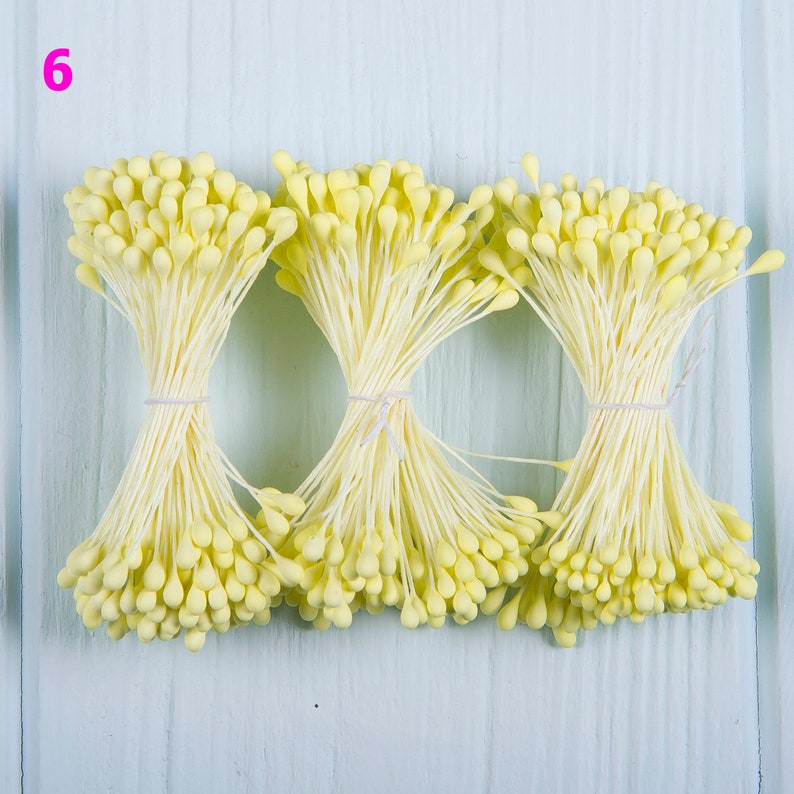 Page 01 made in Japan Stamens Special pastel stamens for flower crafting DIY high quality