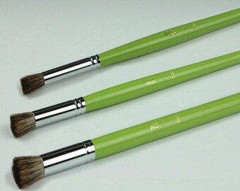 Japanese brushes for fabrics painting S M L sizes