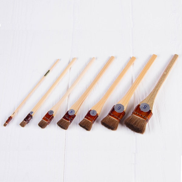 Japanese Brushes for flower making Horse Hair special for flower making tools