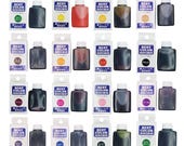 Japanese paints for fabrics drop paints for silk Flower making flower ink 30ml (10gr) 16 colors