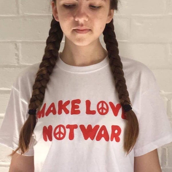 Make Love Not War - Etsy
