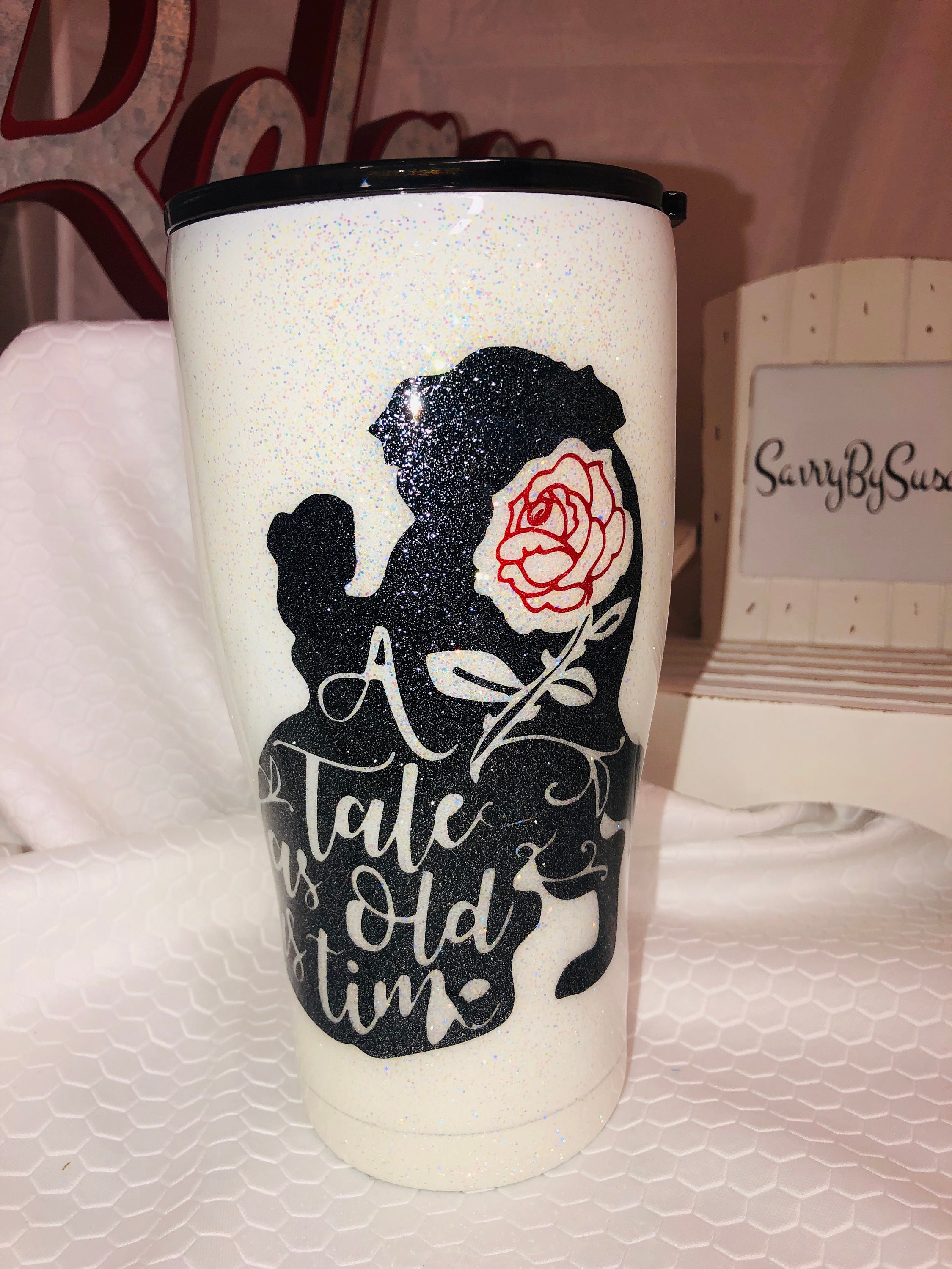 beauty and the beast tumbler