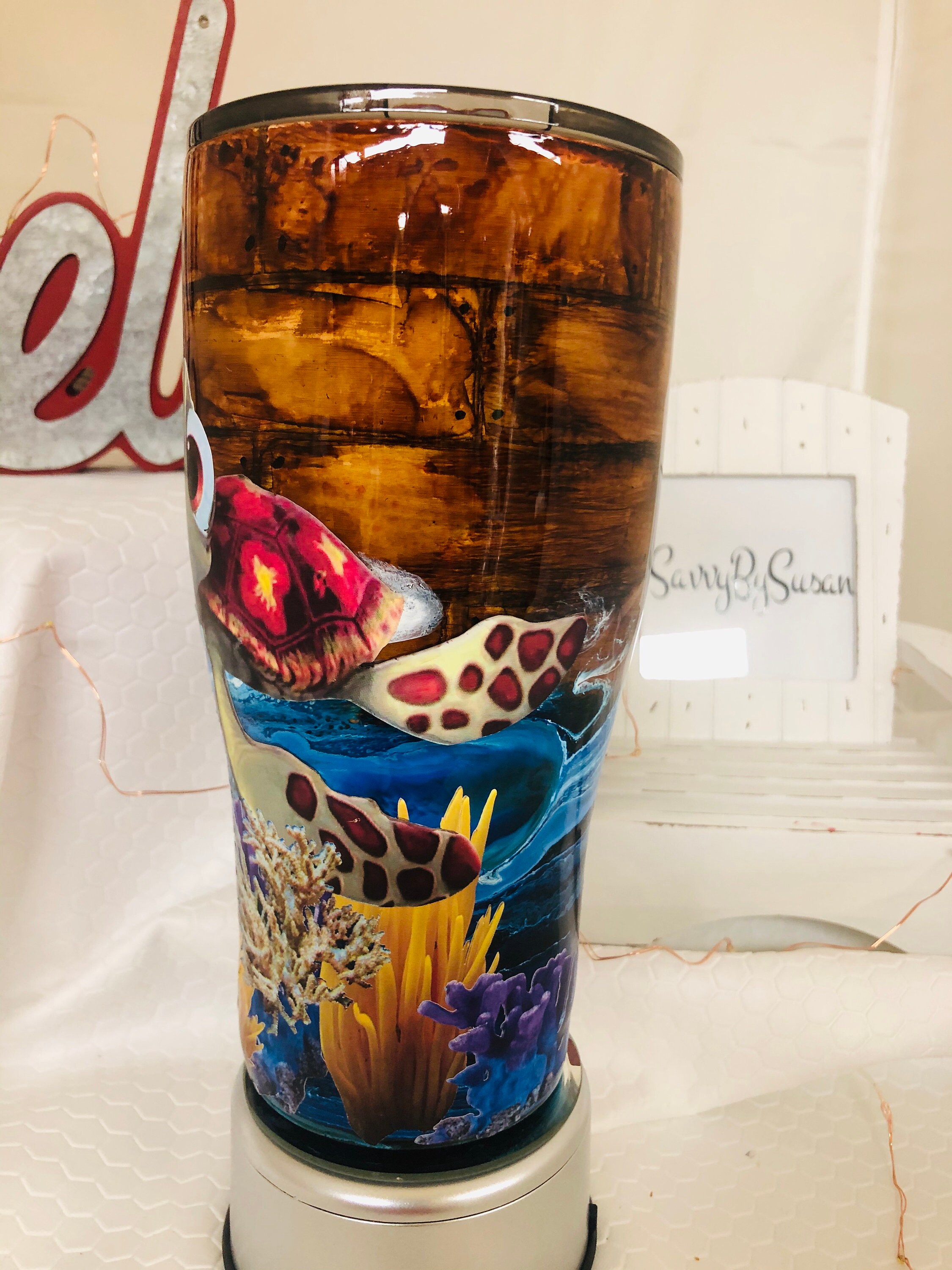 shipwreck squirt disney inspired 30 oz epoxy stainless steel tumbler