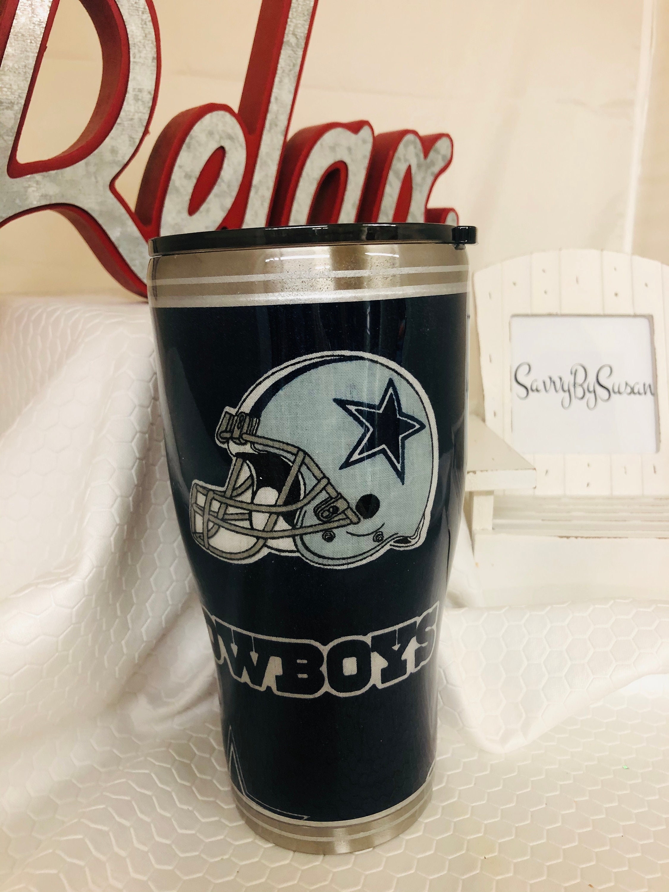 Dallas Cowboys 30 oz Stainless Steel Epoxied Tumbler