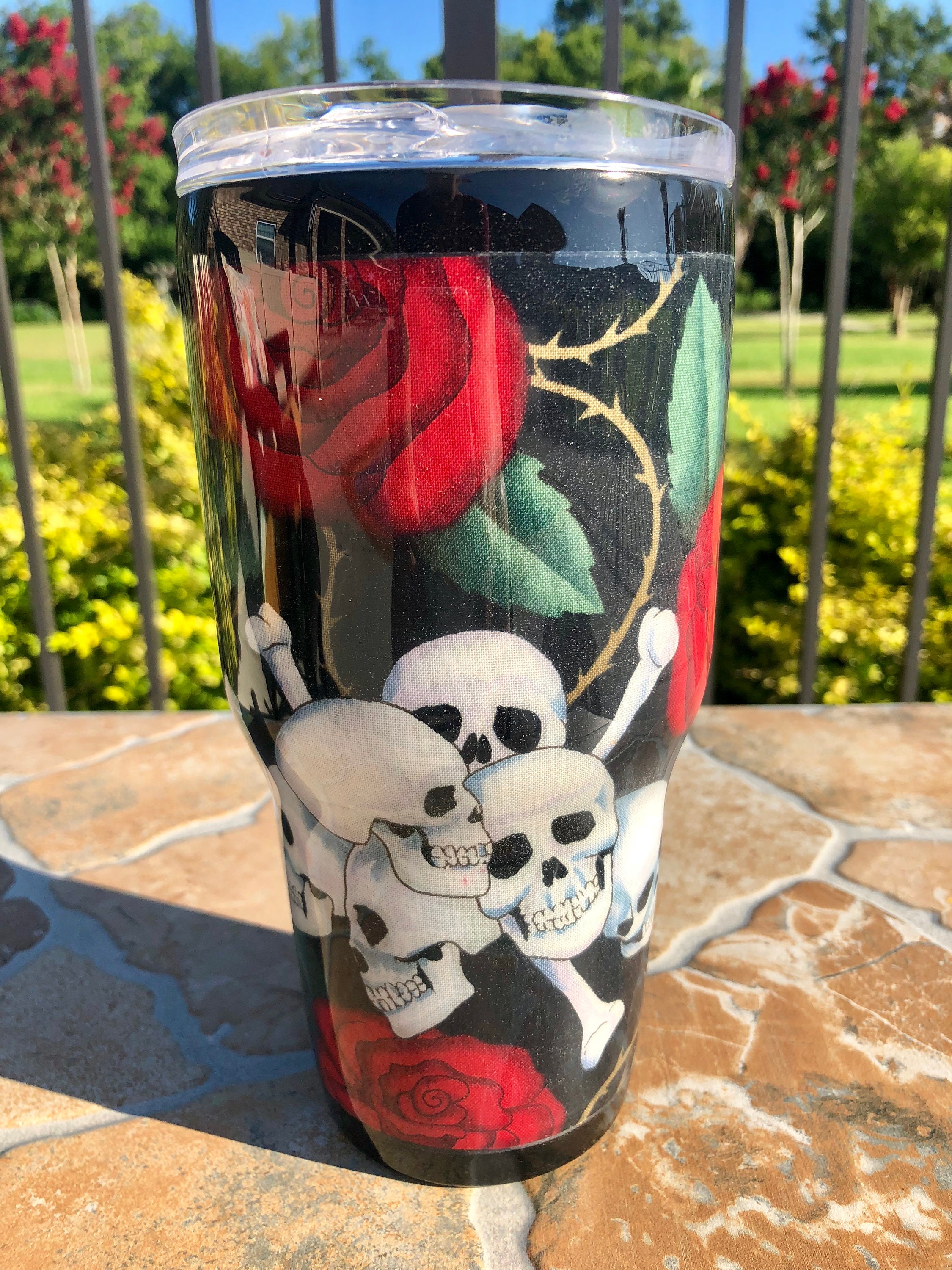 Halloween Inspired Stainless Steel Tumbler Epoxy Tumbler 30 Etsy