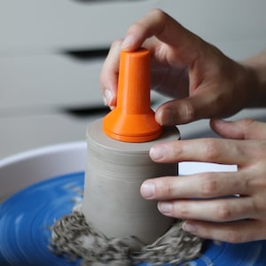 Tall Trimming Tool (rotary, spinning clay, gadget, ceramic, disc) for Pottery Tool for Wheel Trim