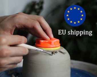 Spinner-trimgereedschap (roterend, draaiend klei, keramiek, schijf) voor aardewerkgereedschap voor wieldoppen (EU)