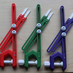 Height Throwing Gauge (Clamp on) with Rubber pointers for Pottery Wheel
