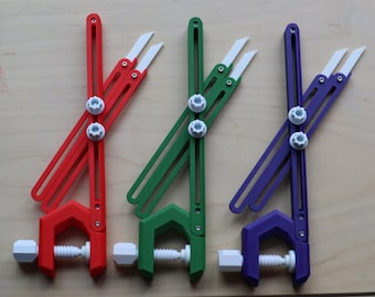 Height Throwing Gauge (Clamp on) with Rubber pointers for Pottery Wheel