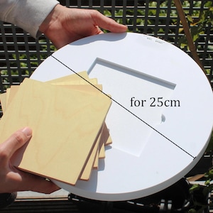 Pottery Throwing Bat System over the wheel for 25cm