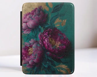 Floral Art Peony Kindle Case | Paperwhite 7 / Signature Edition / 7" ColorSoft