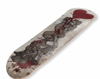 Skateboard art limited edition signed numbered minimaki