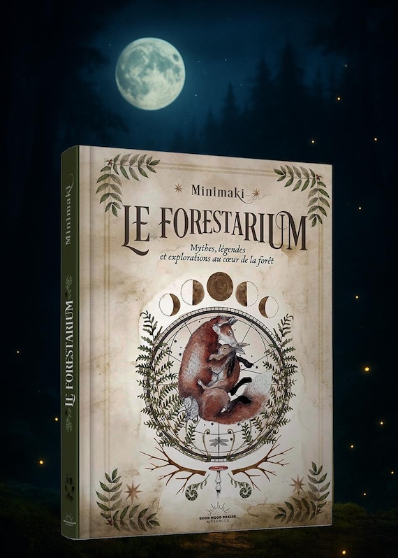 précommande FORESTARIUM+ dessin dédicacé édition limitée  livre minimaki art illustration forêt mythes