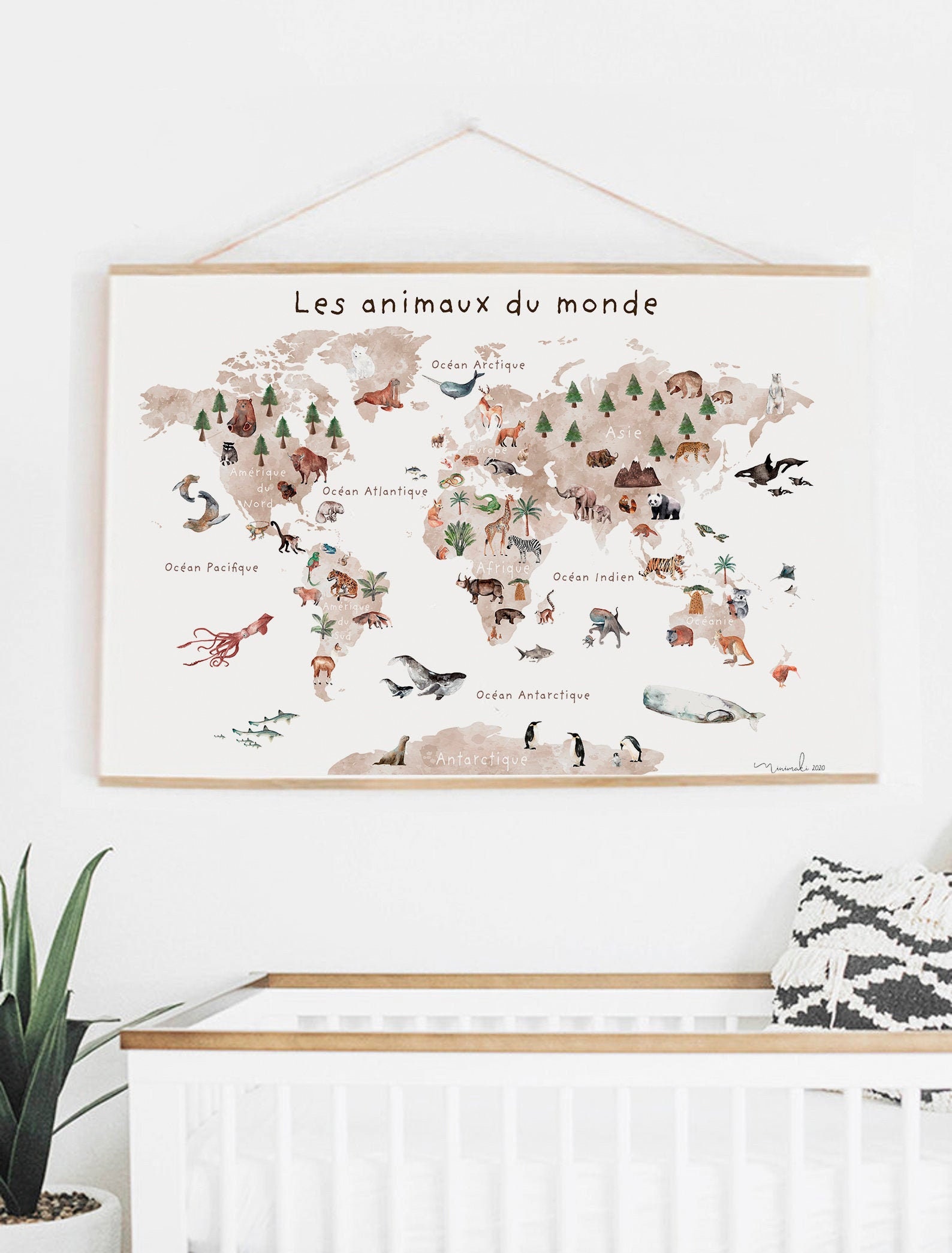 Poster Only Geante Poster World Map French Animals Back To School Learning Education Poster Only Geante Poster World Map French Animals Back To School Learning Education