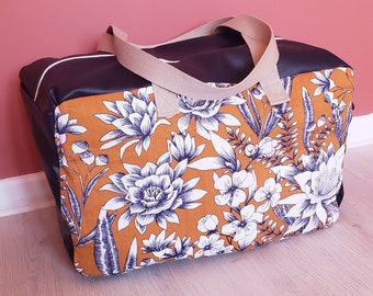 Reisetasche, Wochenendtasche, Handgepäck, Koffer, Blumenstoff, verschiedene Größen und Farben