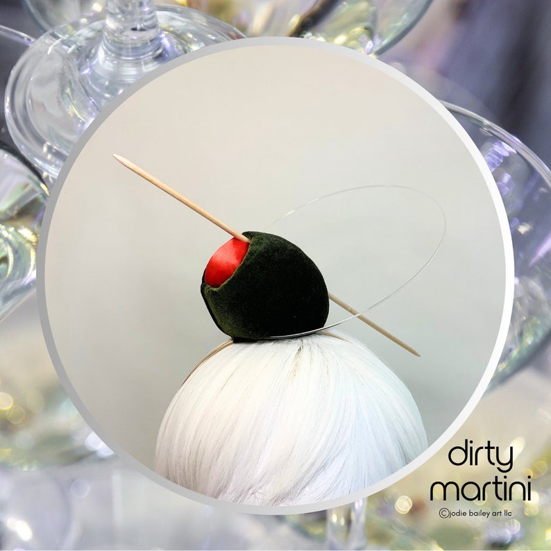 Dirty Martini Fascinator afbeelding 1