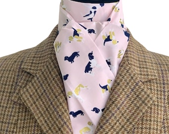 Equestrian Stock Tie Sparkle Hounds