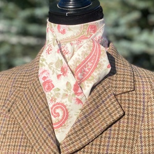 Equestrian Foxhunting Eventing Dressage Paisley  Stock Tie