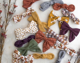fall bows for baby girl