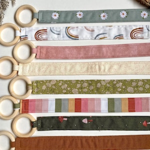 Handmade Fabric Bow Holder: Cottage Core Hair Clip Organizer