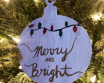 Christmas Ball Ornament DIY Blank