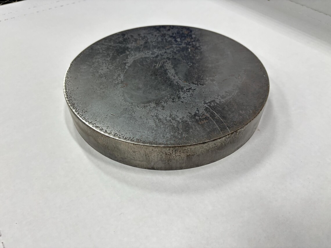 Synergy Steel Designs 1/2-Inch Thick A36 Steel Disc – 18" Diameter Round Plate, Made In USA