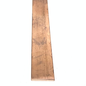 Copper Flat Bar Stock 3/16&quot; x 1&quot; x 6&quot;- Knife making C110