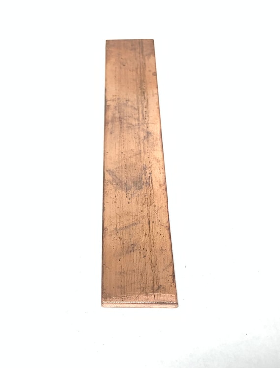 Copper Flat Bar Stock 3/16" x 1" x 6"- Knife making C110