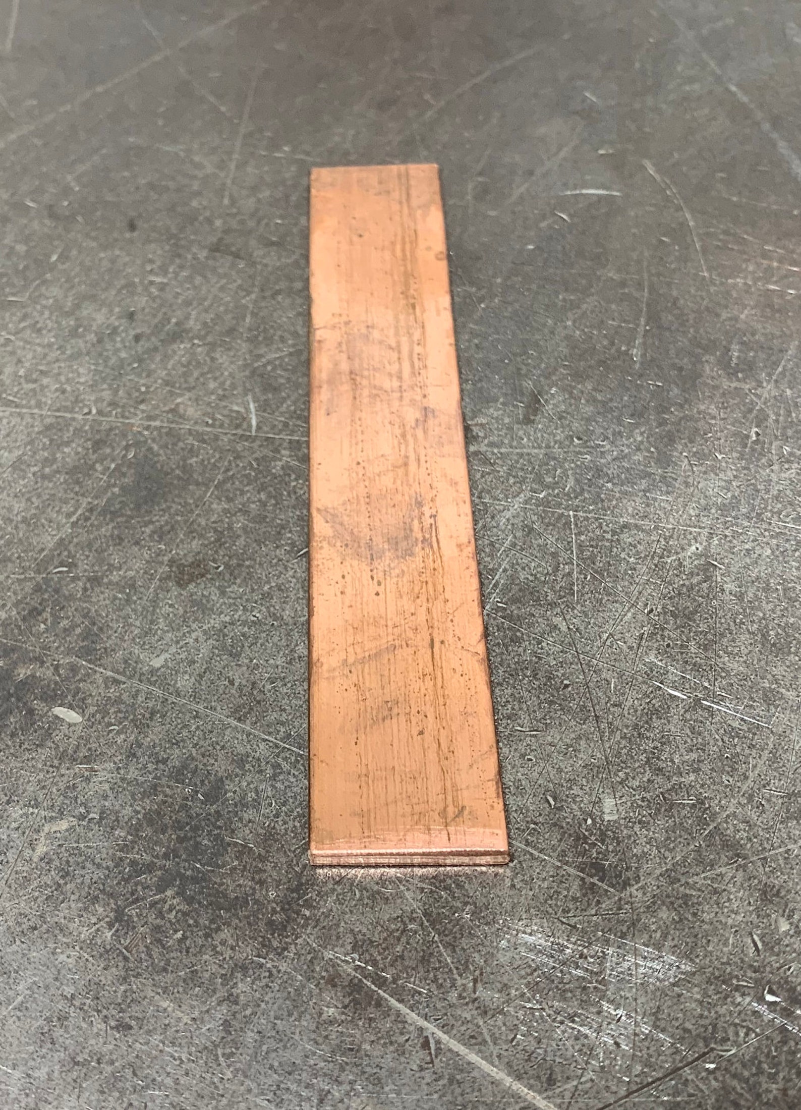 Copper Flat Bar Stock 3/16 X 1 X 6 Knife Etsy