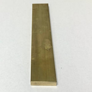 Brass Flat Rectangular Bar Stock 1/8&quot;X 1&quot;X 6&quot; Knife Making Craft C360 Bar