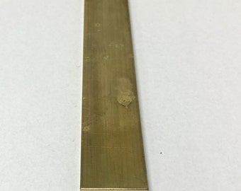 Brass Flat Rectangular Bar Stock 1/8"X 1"X 6" Knife Making Craft C360 Bar