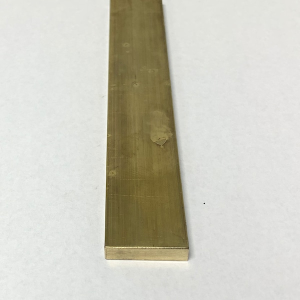 Brass Flat Bar Stock 1/4"X 1" X 6" Knife Making Handle Bolster C360 Extruded