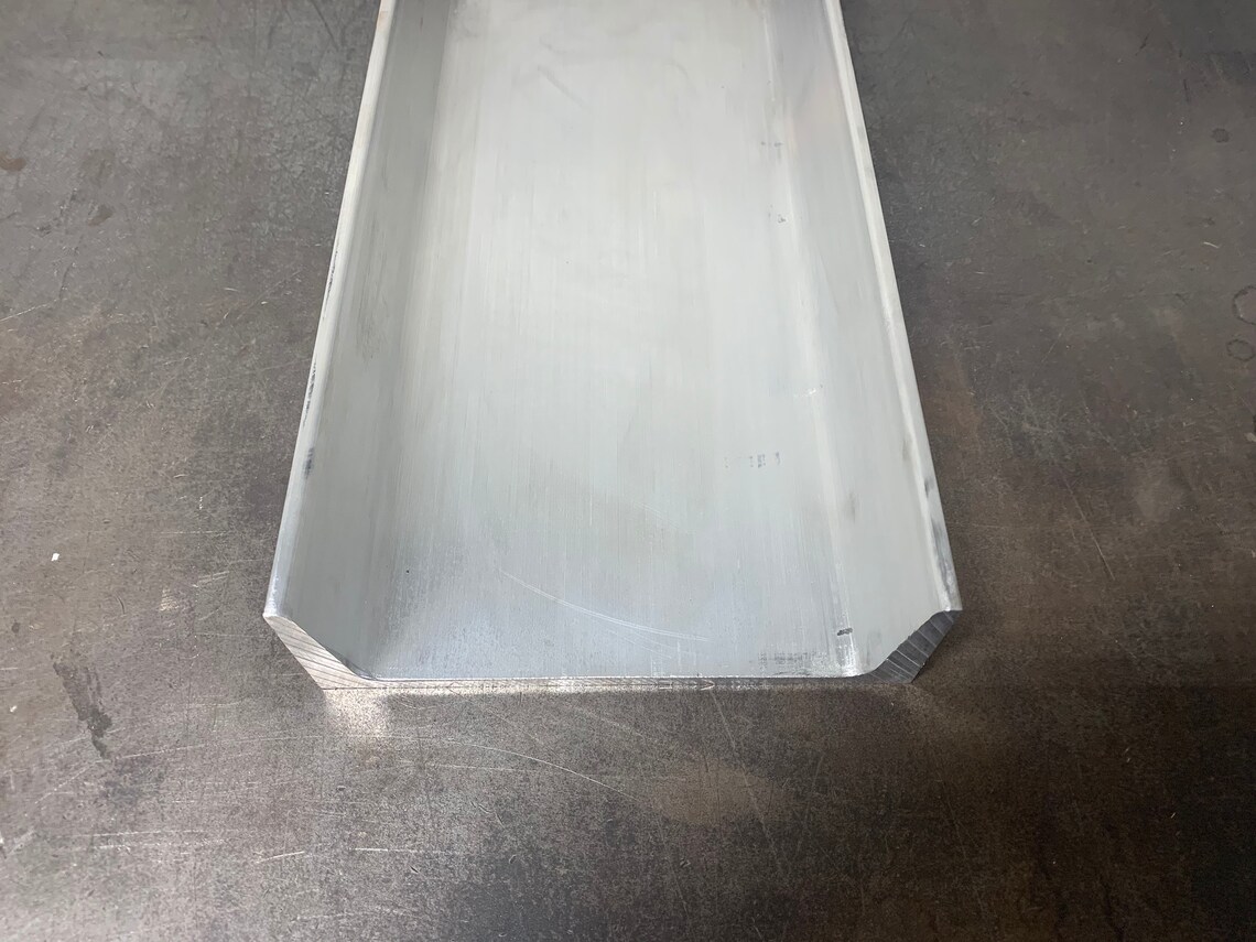 Aluminum Channel 6061 6x 1.95 American Standard Etsy