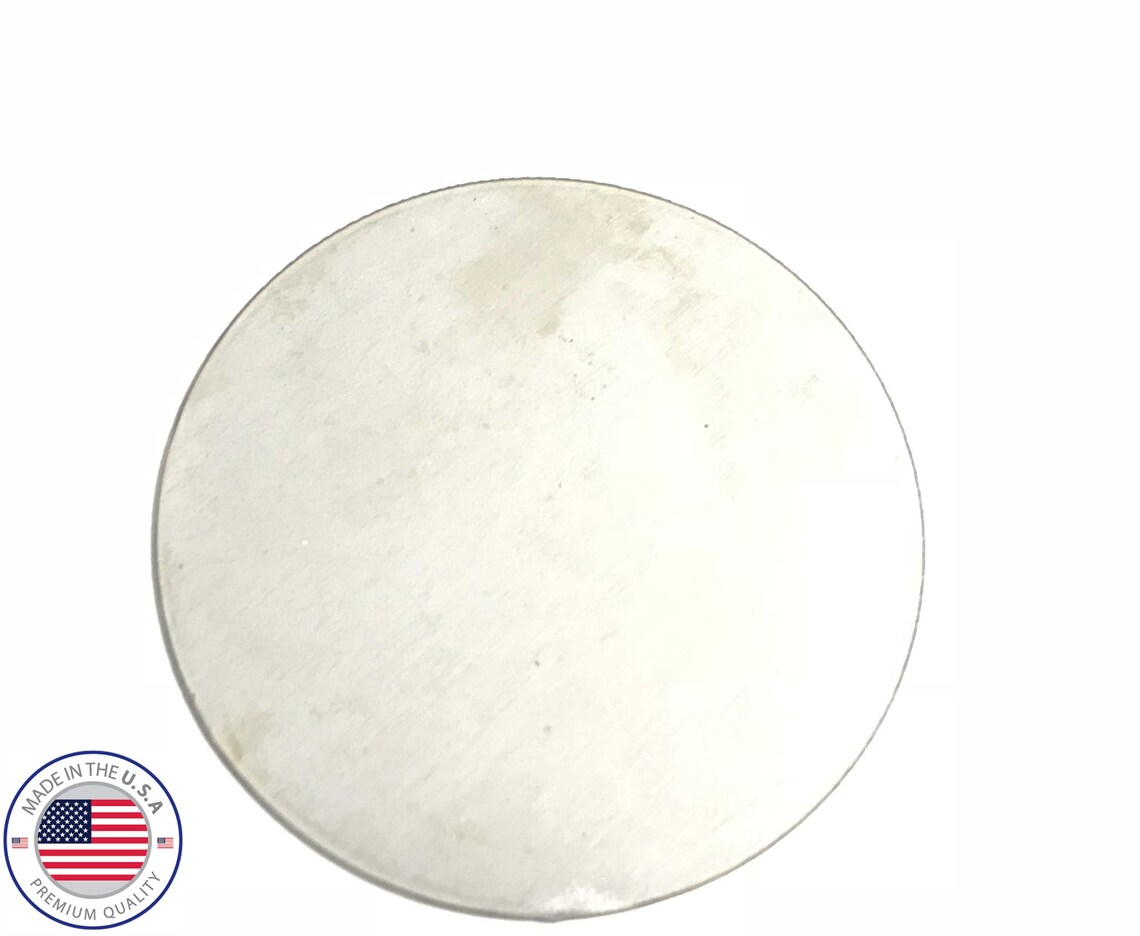 5-3/4" Diameter, 8620 Steel Plate, Disc Shape, Circle X 1/4" Thick