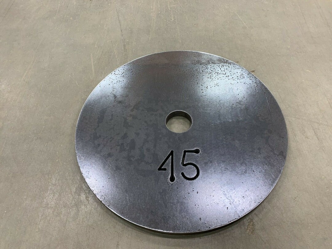 45 Lb Olympic Weight Plates Set of 2 With 2 Center Hole Etsy
