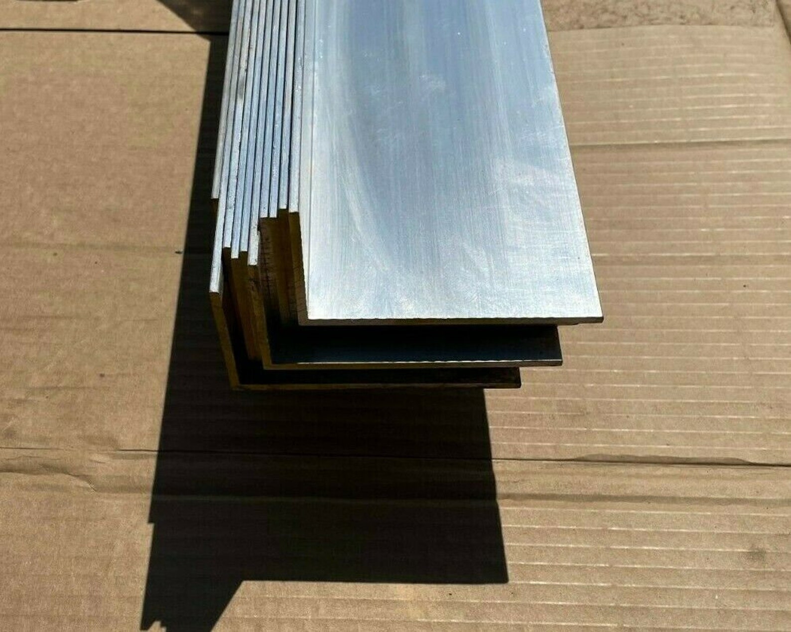 6063 T52 Aluminum Angle – 1” X 2” X 60” Long, 1/8” Thick, Made In USA