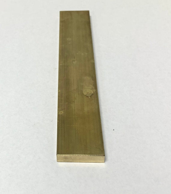 Brass Flat Bar Stock 3/16x 1 X 6 Knife Etsy