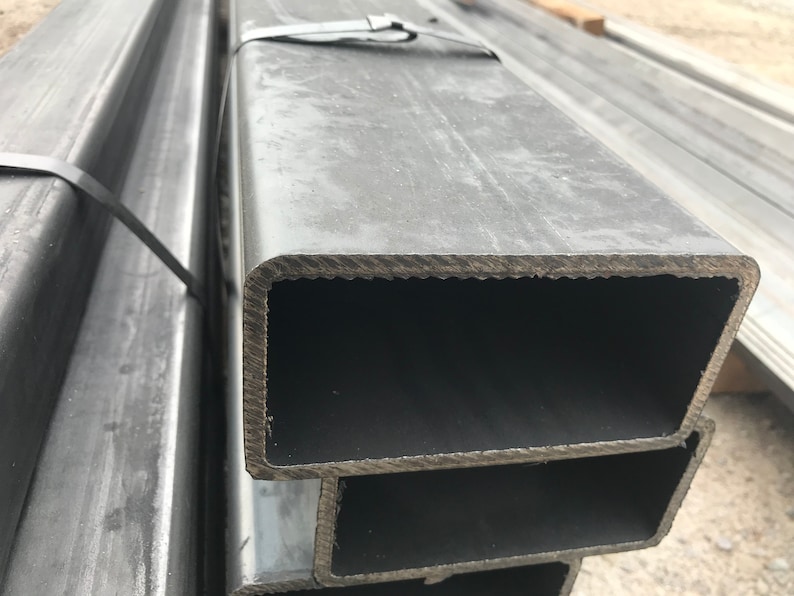 Steel Rectangular Tubing 3" X 6" X 3/16" Wall - 12 Foot Length Structural Steel