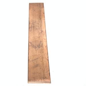 Copper Flat Bar Stock 1/8&quot; x 1&quot; x 6&quot;- Knife making C110