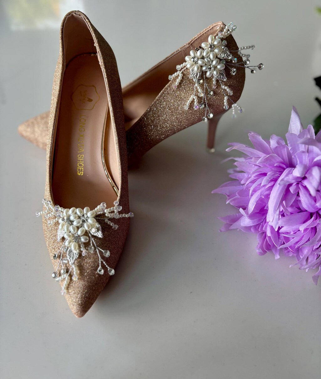 Toppe A Fiocco Fai Da Te Con Strass Di Cristallo - 2 Pezzi Decorativi Per Scarpe, Borse E Vestiti - Colore Nero