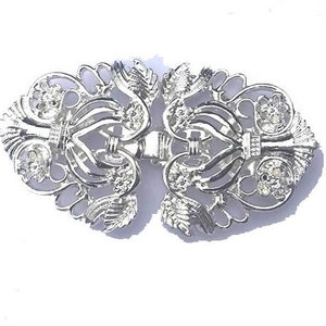 ClassiClip Cardigan Clip Brooch Angel in Silver or Bronze