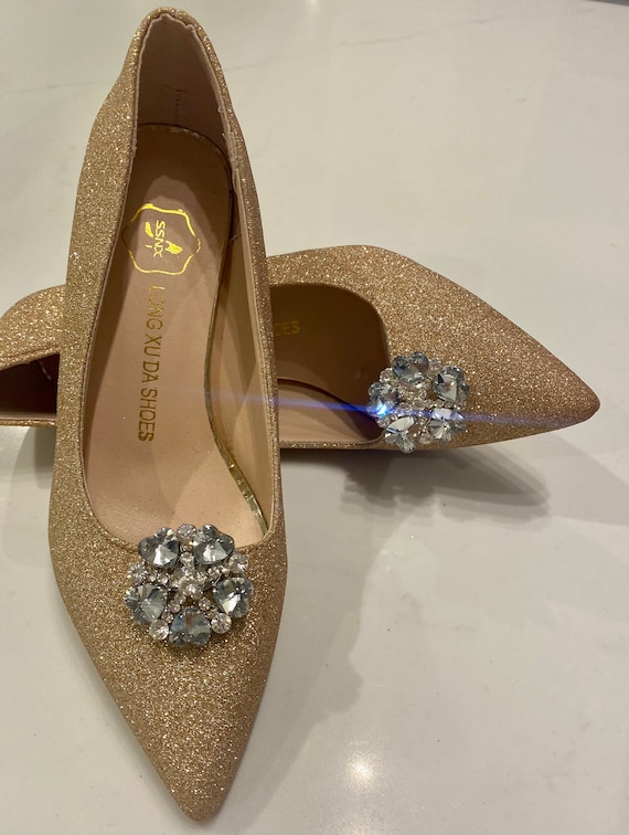 Shoe Bling Clips As Honest Rhinestone Bow Shoe Clips Detachable