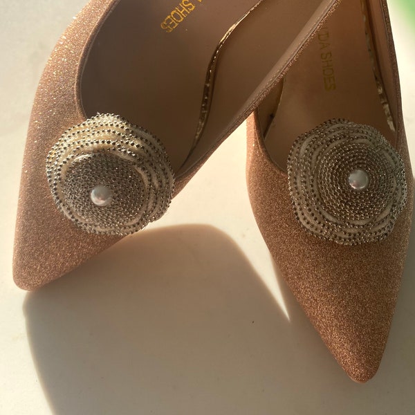 Flower Shoe Clips Etsy