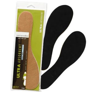 HOT CLAMMY FEET? SummerSole Ultra Absorbent Ladies  Insoles, keep sweaty feet dry, brings freshness to your shoes, aids hyperhidrosis