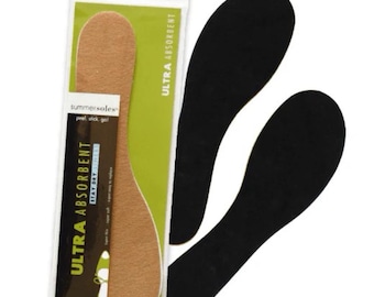Summersole Ultra Absorbent Insoles Aids Clammy Sweaty Feet