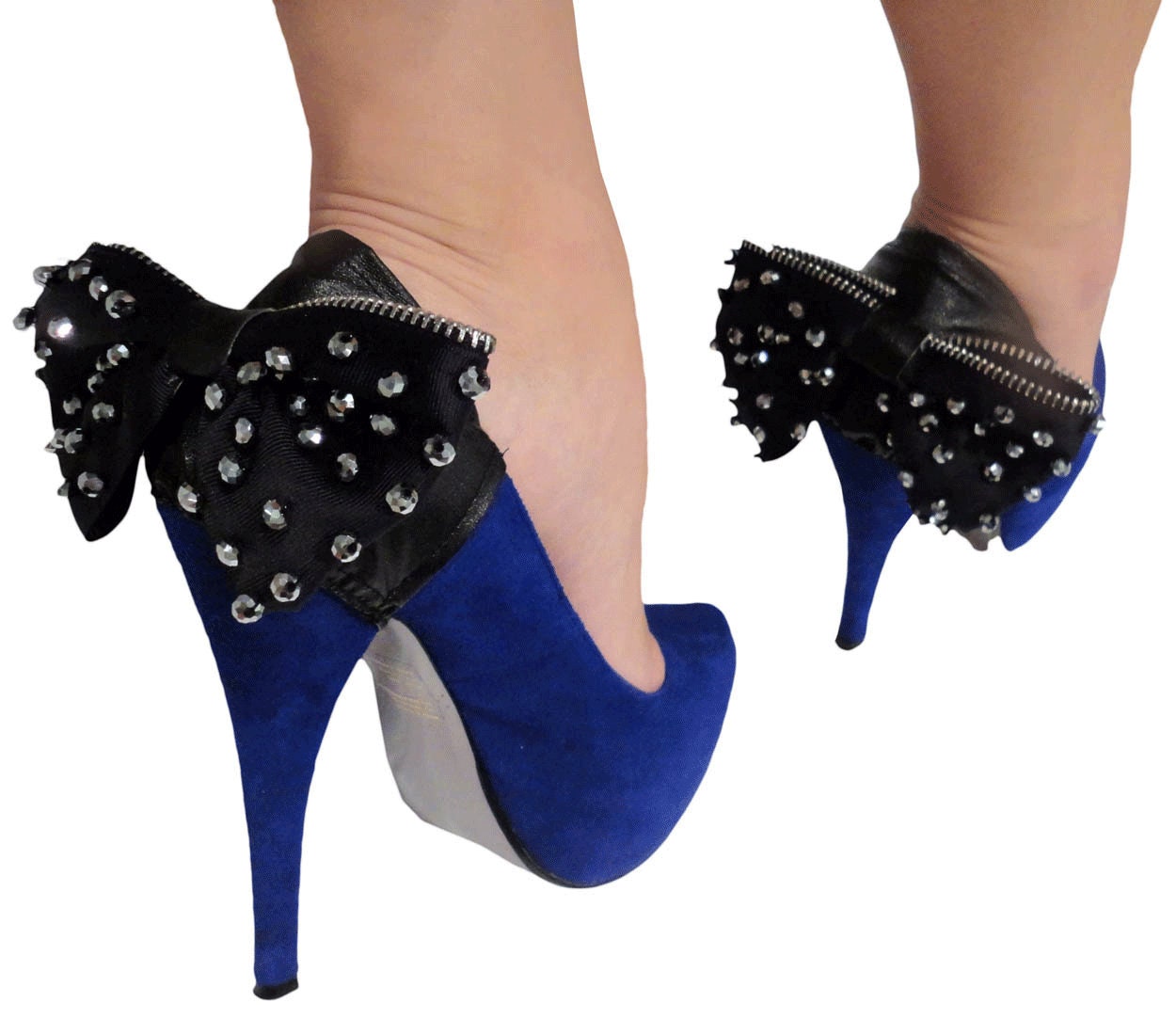 Preservativi sul tallone Accessorio per scarpe Fiocchi con zip